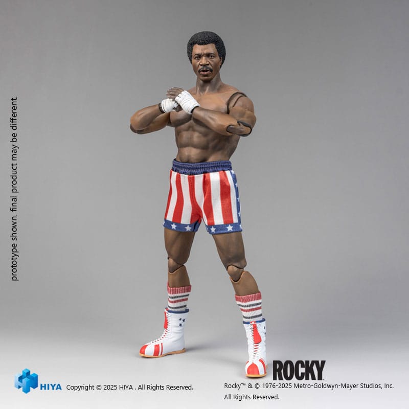 Rocky: Apollo: Exquisite Super Series: 1/12 Action Figure - Hiya Toys Action Figures
