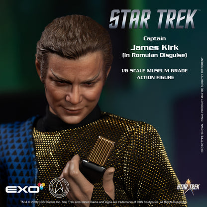Star Trek: The Original Series Captain James T. Kirk (Romulan Disguise) 1/6 Scale Action Figure - EXO-6 Action Figures