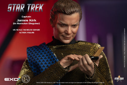 Star Trek: The Original Series Captain James T. Kirk (Romulan Disguise) 1/6 Scale Action Figure - EXO-6 Action Figures