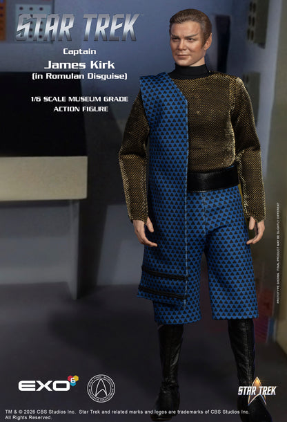Star Trek: The Original Series Captain James T. Kirk (Romulan Disguise) 1/6 Scale Action Figure - EXO-6 Action Figures