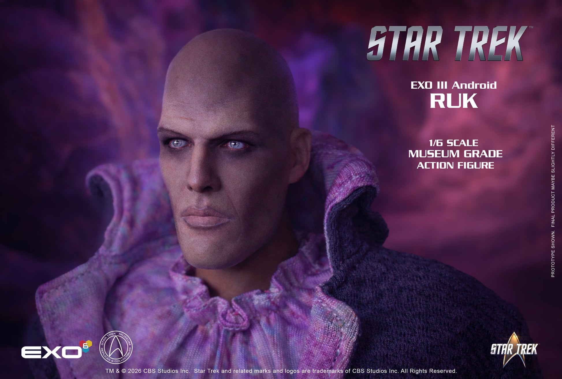 Star Trek: The Original Series EXO III Android Ruk 1/6 Scale Action Figure - EXO-6 Action Figures
