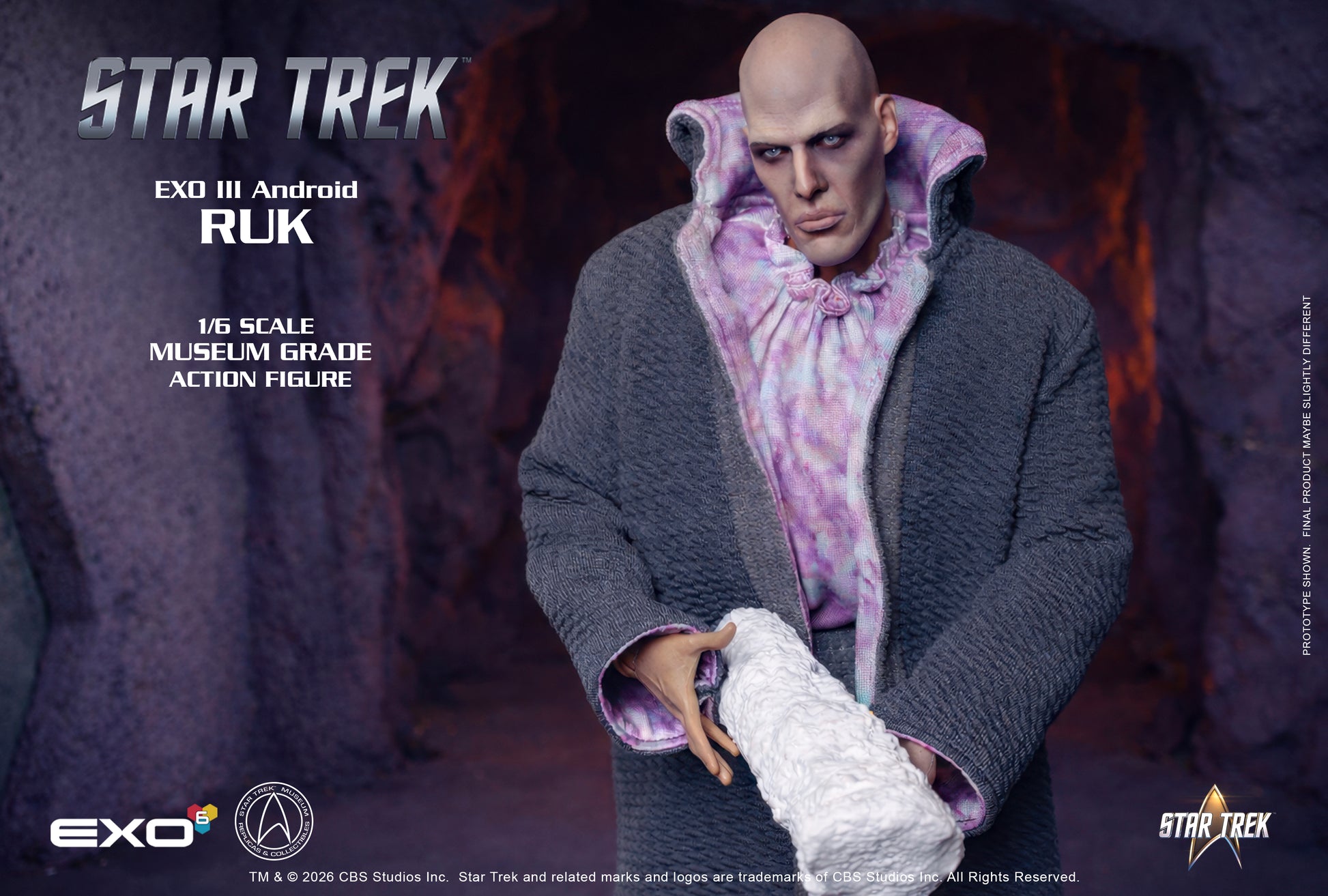 Star Trek: The Original Series EXO III Android Ruk 1/6 Scale Action Figure - EXO-6 Action Figures