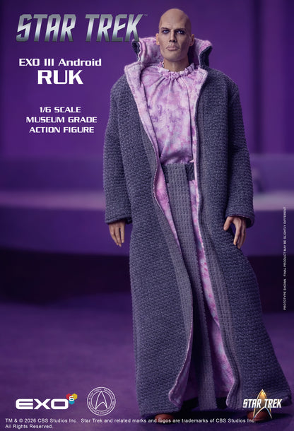 Star Trek: The Original Series EXO III Android Ruk 1/6 Scale Action Figure - EXO-6 Action Figures