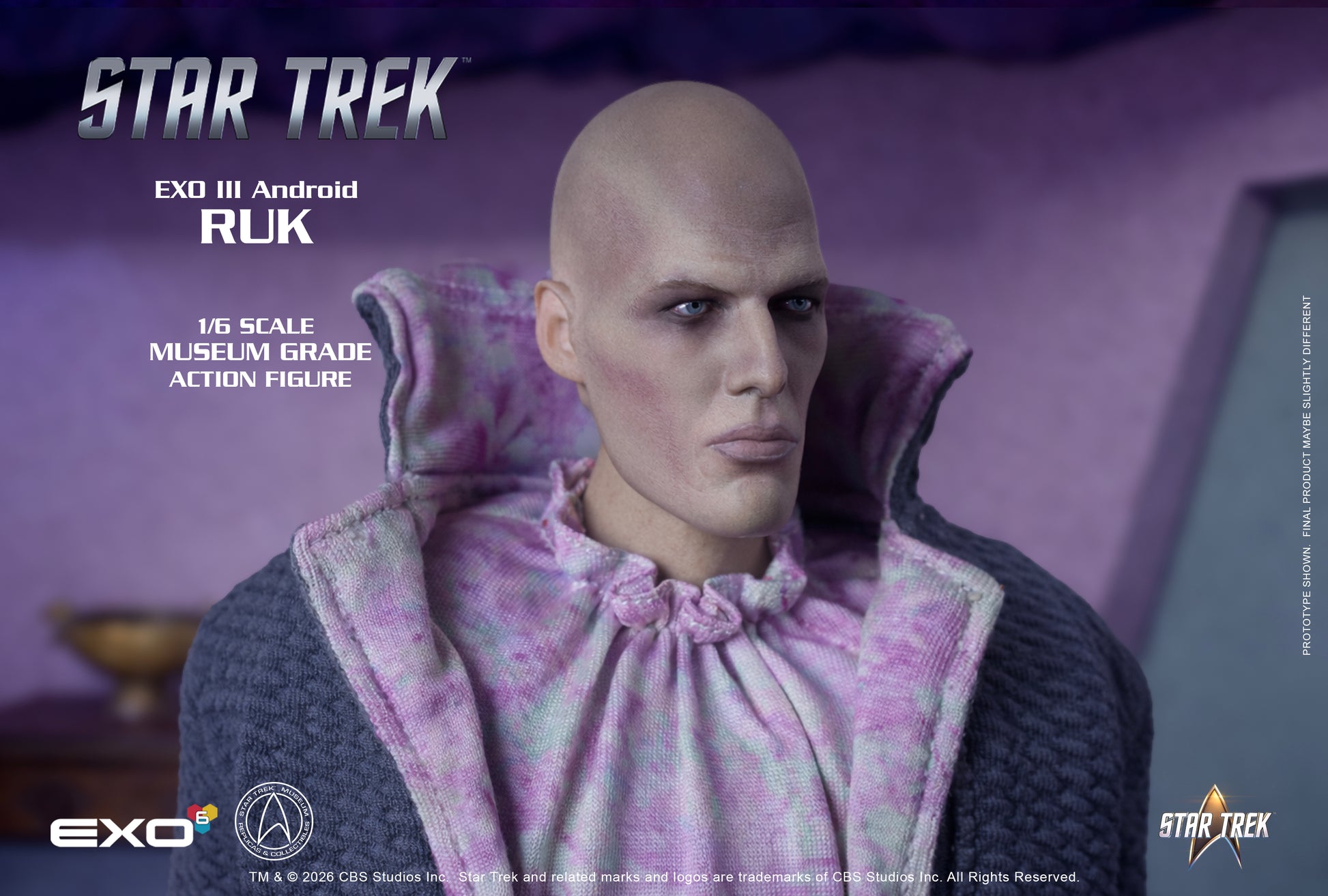 Star Trek: The Original Series EXO III Android Ruk 1/6 Scale Action Figure - EXO-6 Action Figures