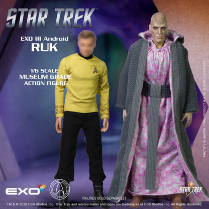Star Trek: The Original Series EXO III Android Ruk 1/6 Scale Action Figure - EXO-6 Action Figures