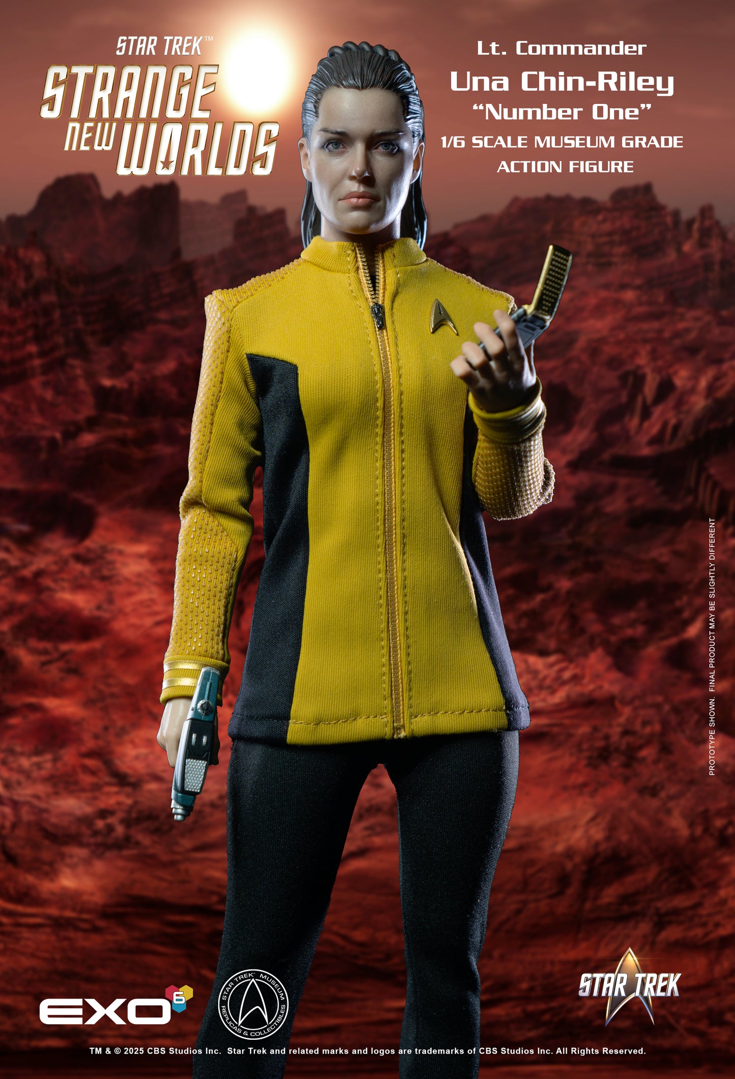 Star Trek: Strange New Worlds: Lt. Commander Una Chin-Riley (Number One): 1/6 Scale Figure