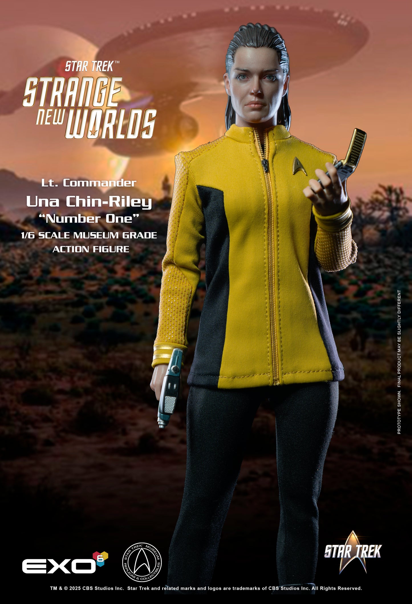Star Trek: Strange New Worlds: Lt. Commander Una Chin-Riley (Number One): 1/6 Scale Figure