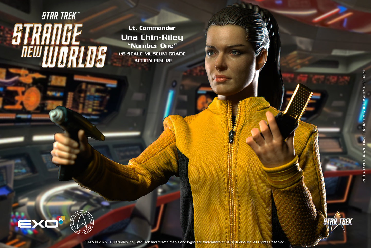 Star Trek: Strange New Worlds: Lt. Commander Una Chin-Riley (Number One): 1/6 Scale Figure