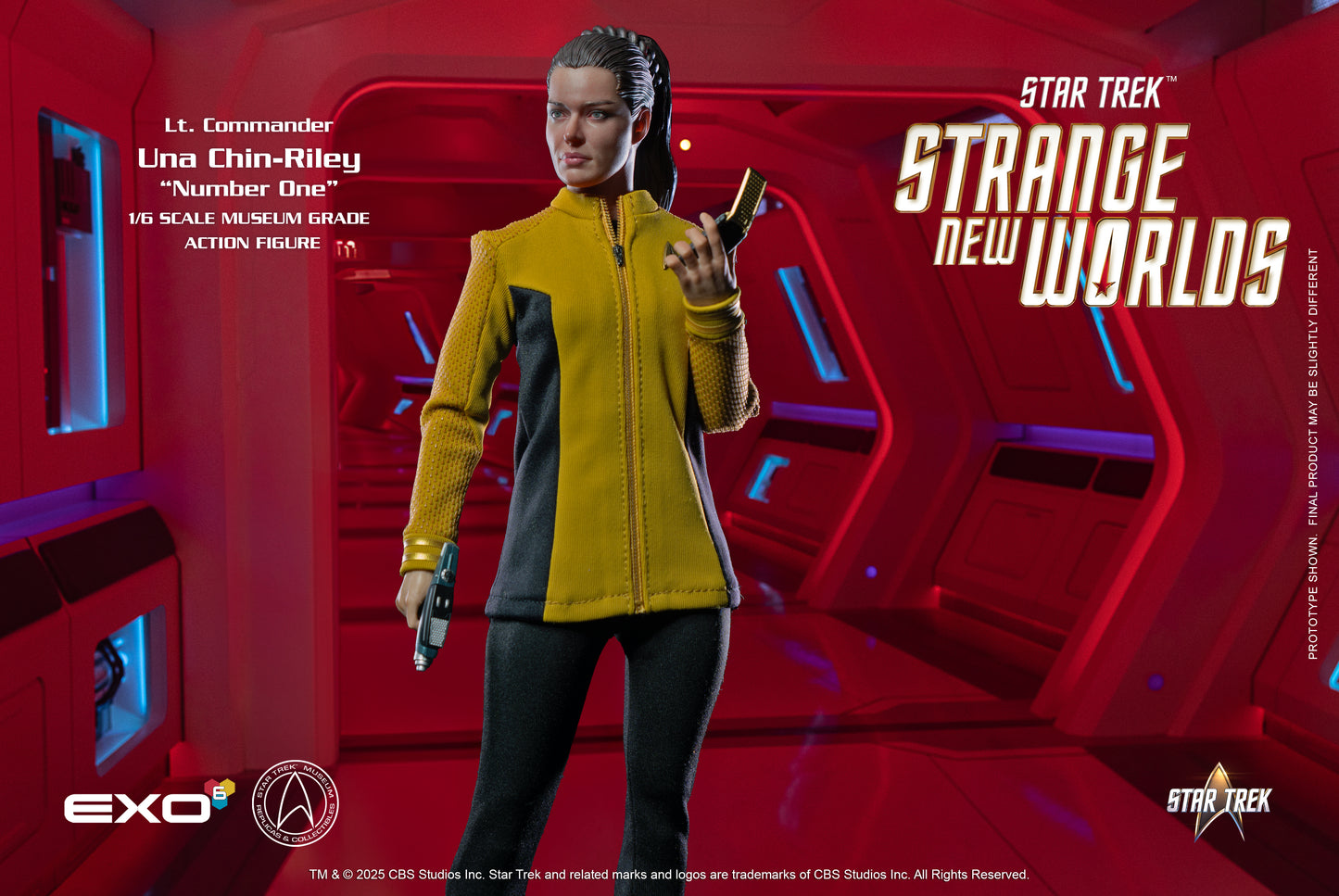 Star Trek: Strange New Worlds: Lt. Commander Una Chin-Riley (Number One): 1/6 Scale Figure
