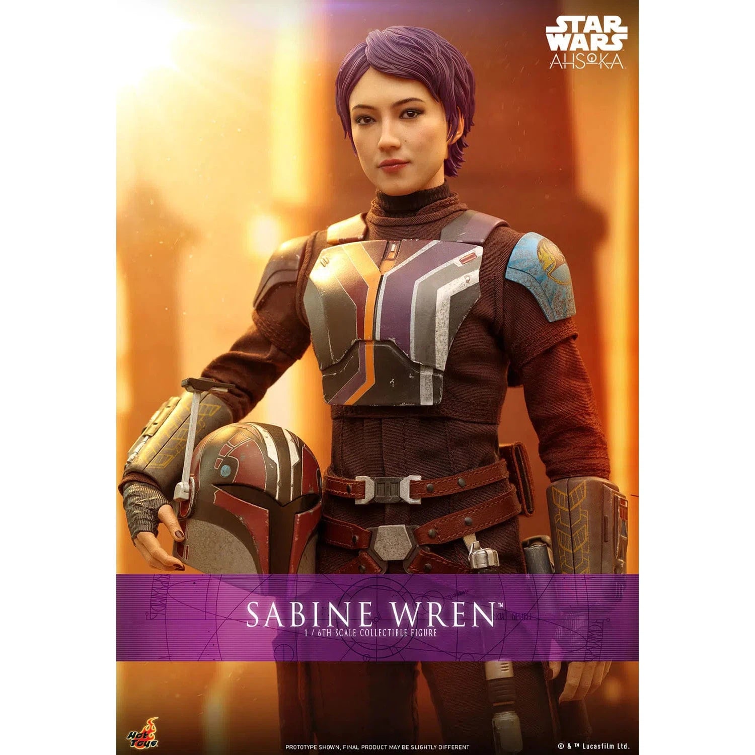 Sabine Wren: Star Wars: Ahsoka - Hot Toys Action Figure