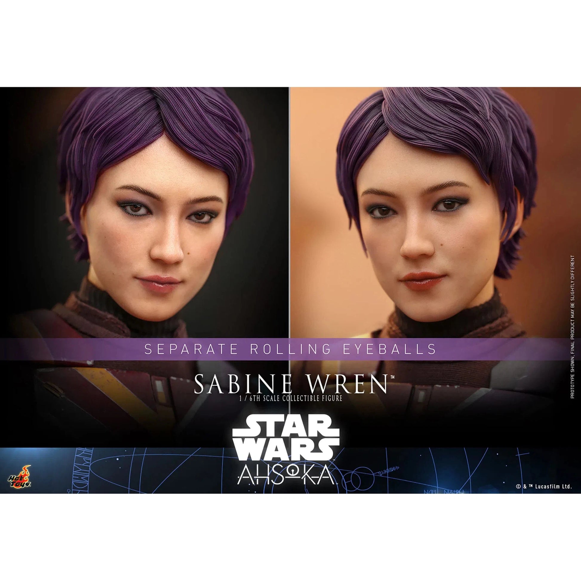 Sabine Wren: Star Wars: Ahsoka - Hot Toys Action Figure