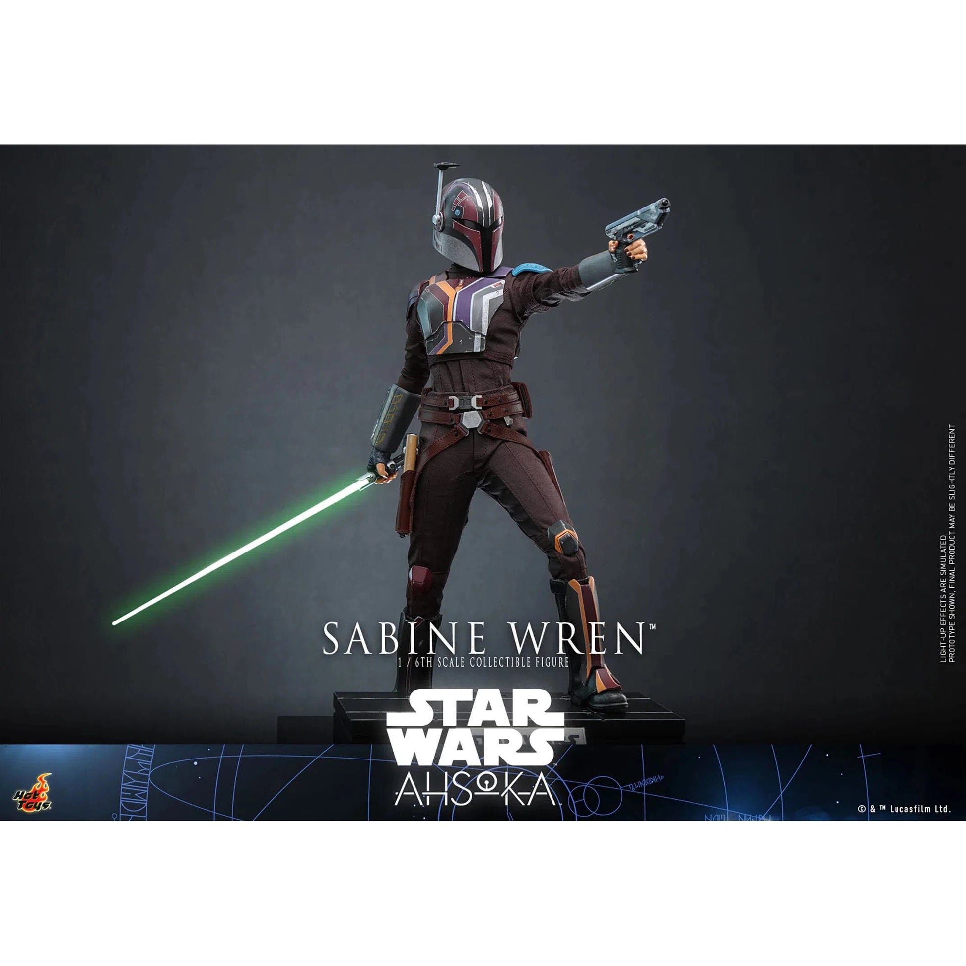 Sabine Wren: Star Wars: Ahsoka - Hot Toys Action Figure