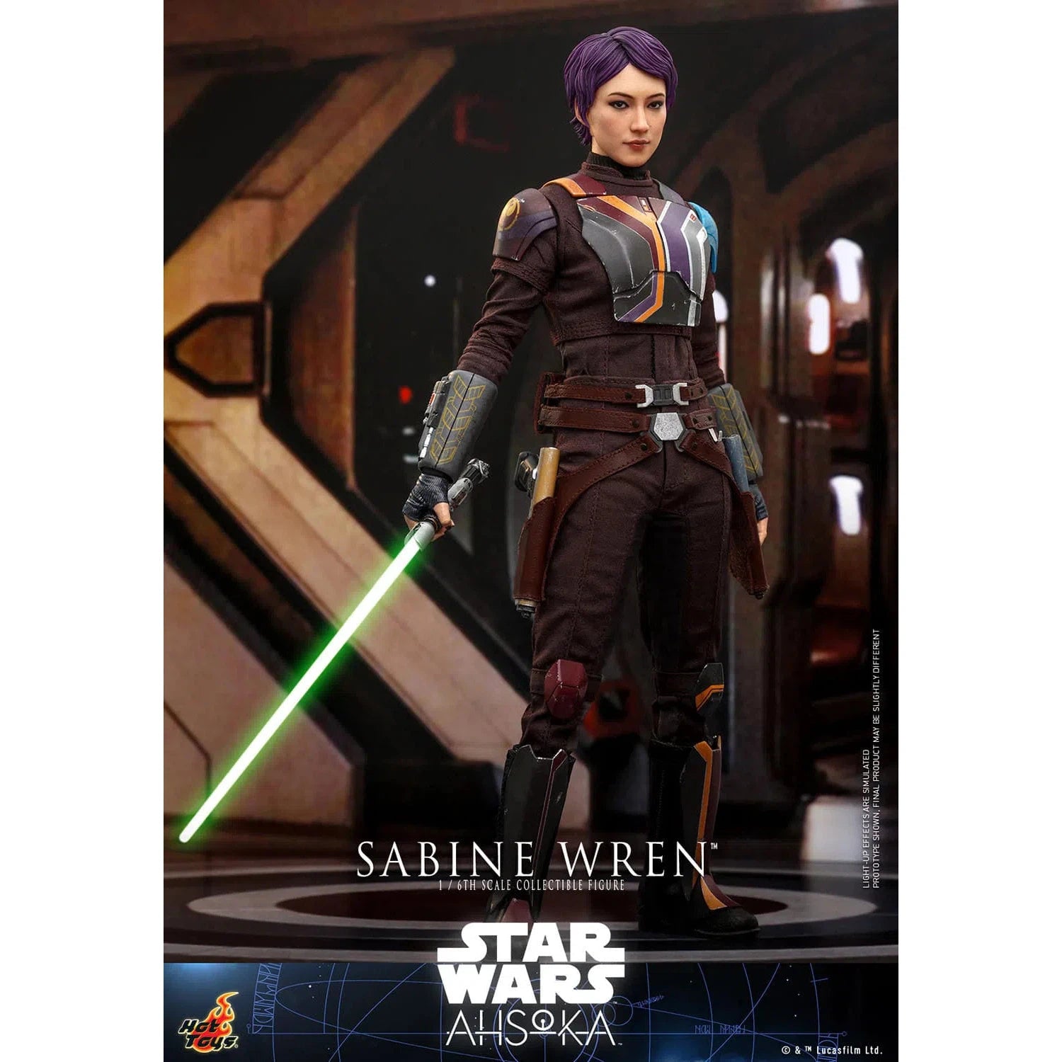 Sabine Wren: Star Wars: Ahsoka - Hot Toys Action Figure