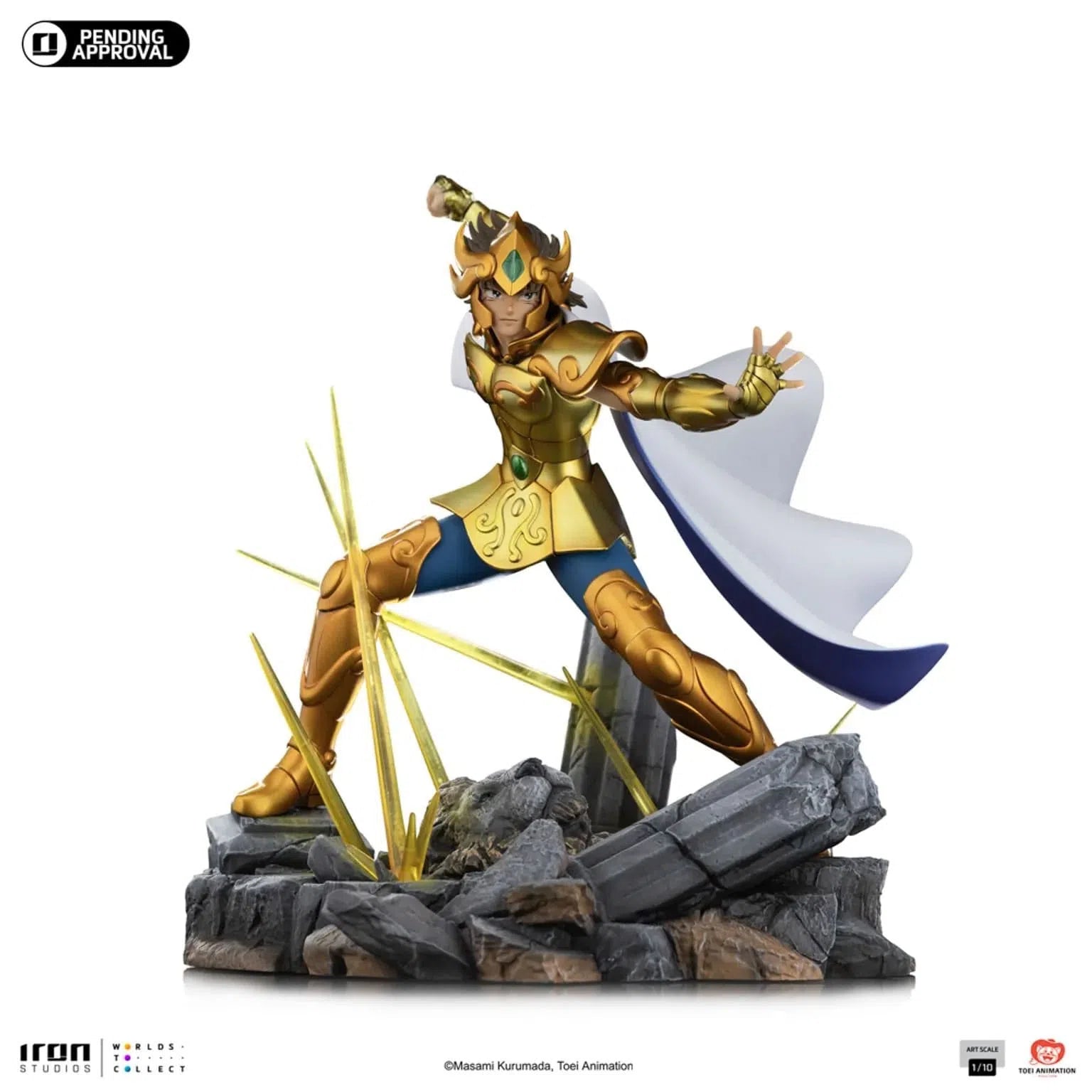 Saint Seiya: Leo Aiolia: 1/10 Art Scale: Limited Edition Statue Iron Studios