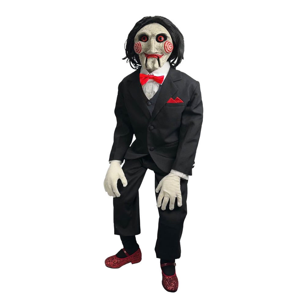 Saw Figure Stripe Puppet Prop / Marionette Billy the Puppet 119 cm - Trick Or Treat Studios Replicas