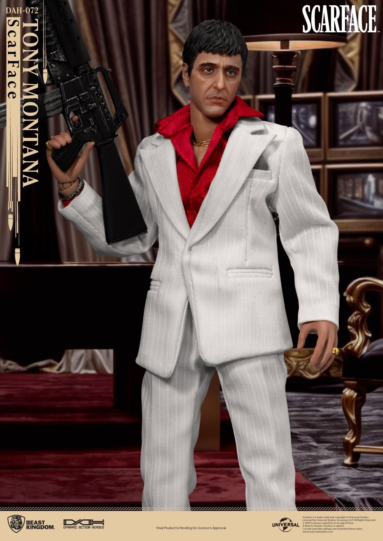 Scarface (1983): Tony Montana: Dynamic 8ction Heroes Action Figure - Beast Kingdom Toys Action Figure