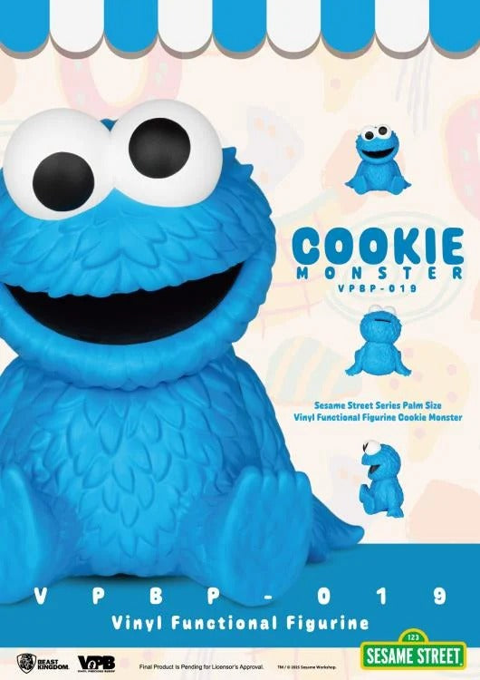 Sesame Street: Cookie Monster: Palm-Sized Vinyl Piggy Bank - Beast Kingdom Toys Piggy Bank