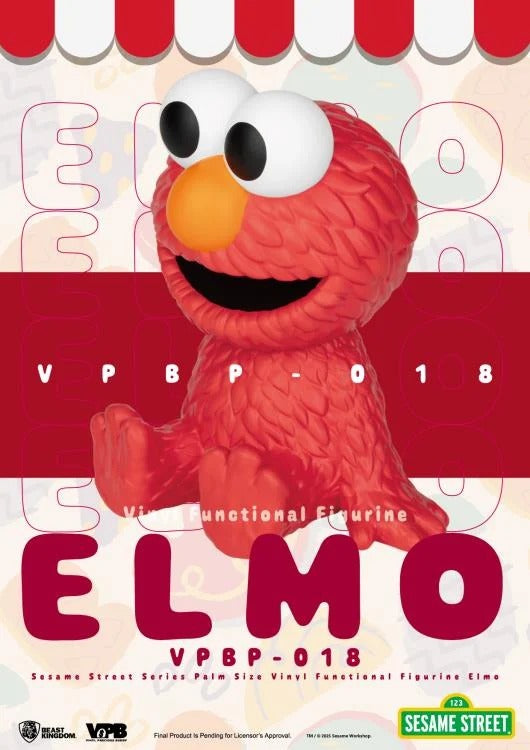 Sesame Street: Elmo: Palm-Sized Vinyl Piggy Bank - Beast Kingdom Toys Piggy Bank