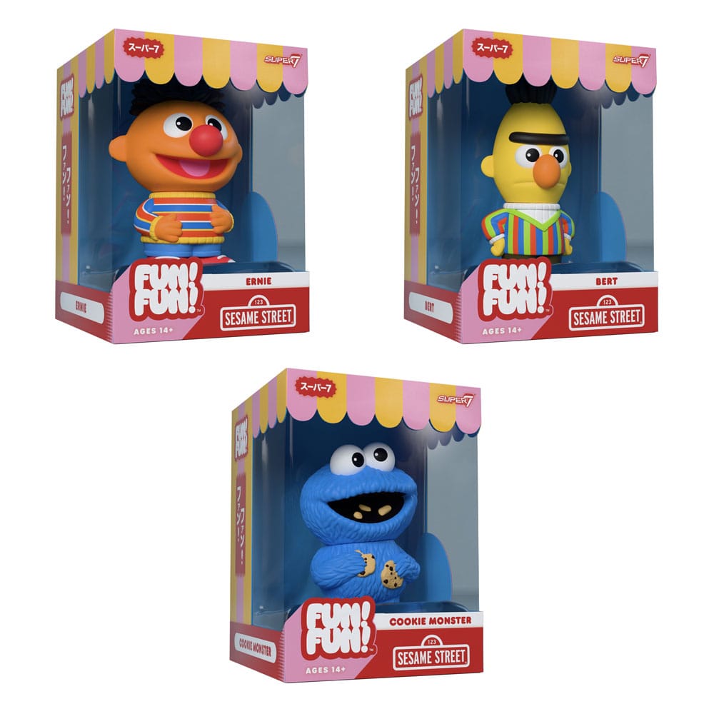 Sesame Street FUN! FUN! Vinyl Action Figure Wave 02 Ernie 13 cm - Super7 Statues