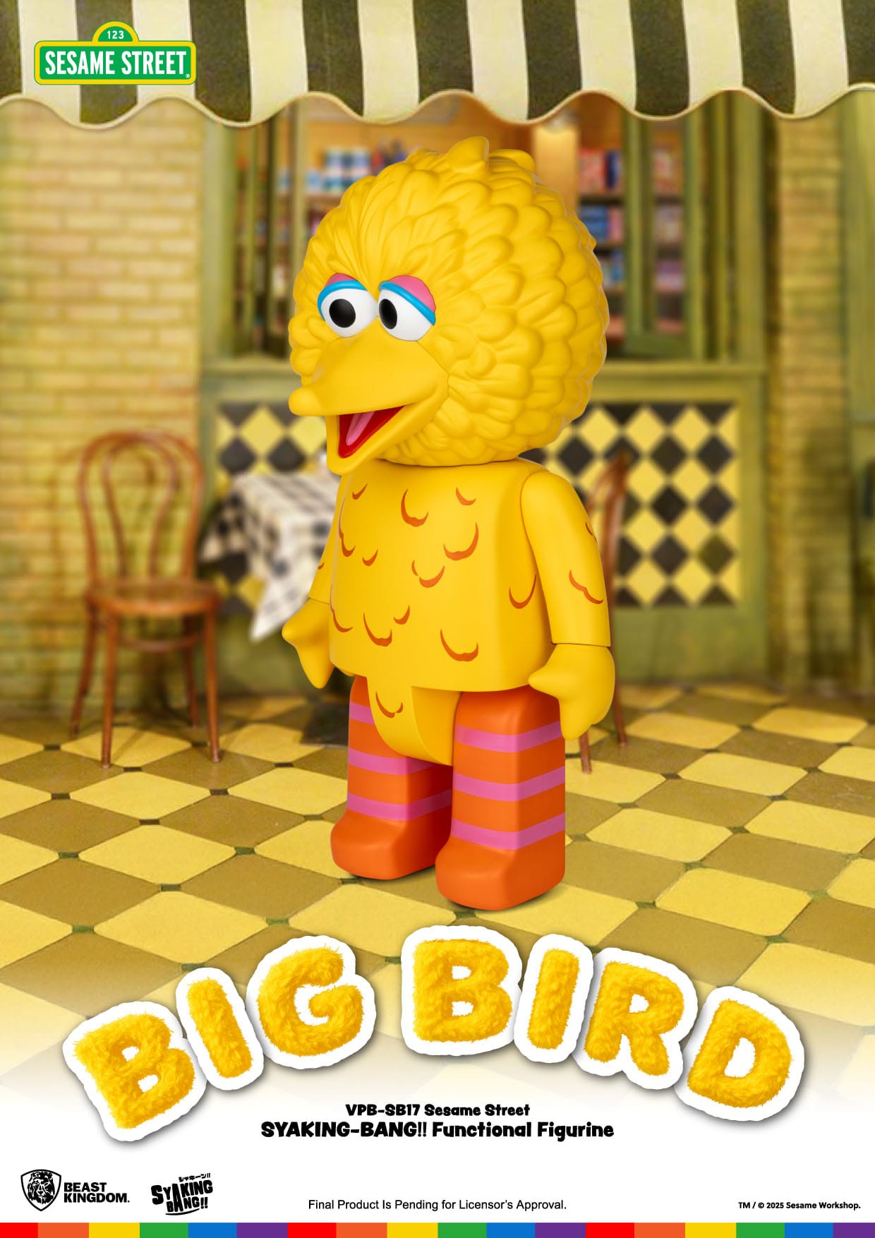 Sesame Street: Syaking Bang: Big Bird: Vinyl Piggy Bank - Beast Kingdom Toys Piggy Bank