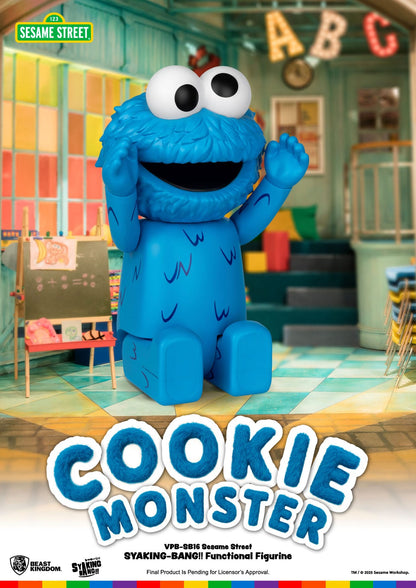 Sesame Street: Syaking Bang: Cookie Monster: Vinyl Piggy Bank - Beast Kingdom Toys Piggy Bank
