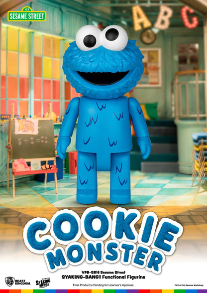 Sesame Street: Syaking Bang: Cookie Monster: Vinyl Piggy Bank - Beast Kingdom Toys Piggy Bank