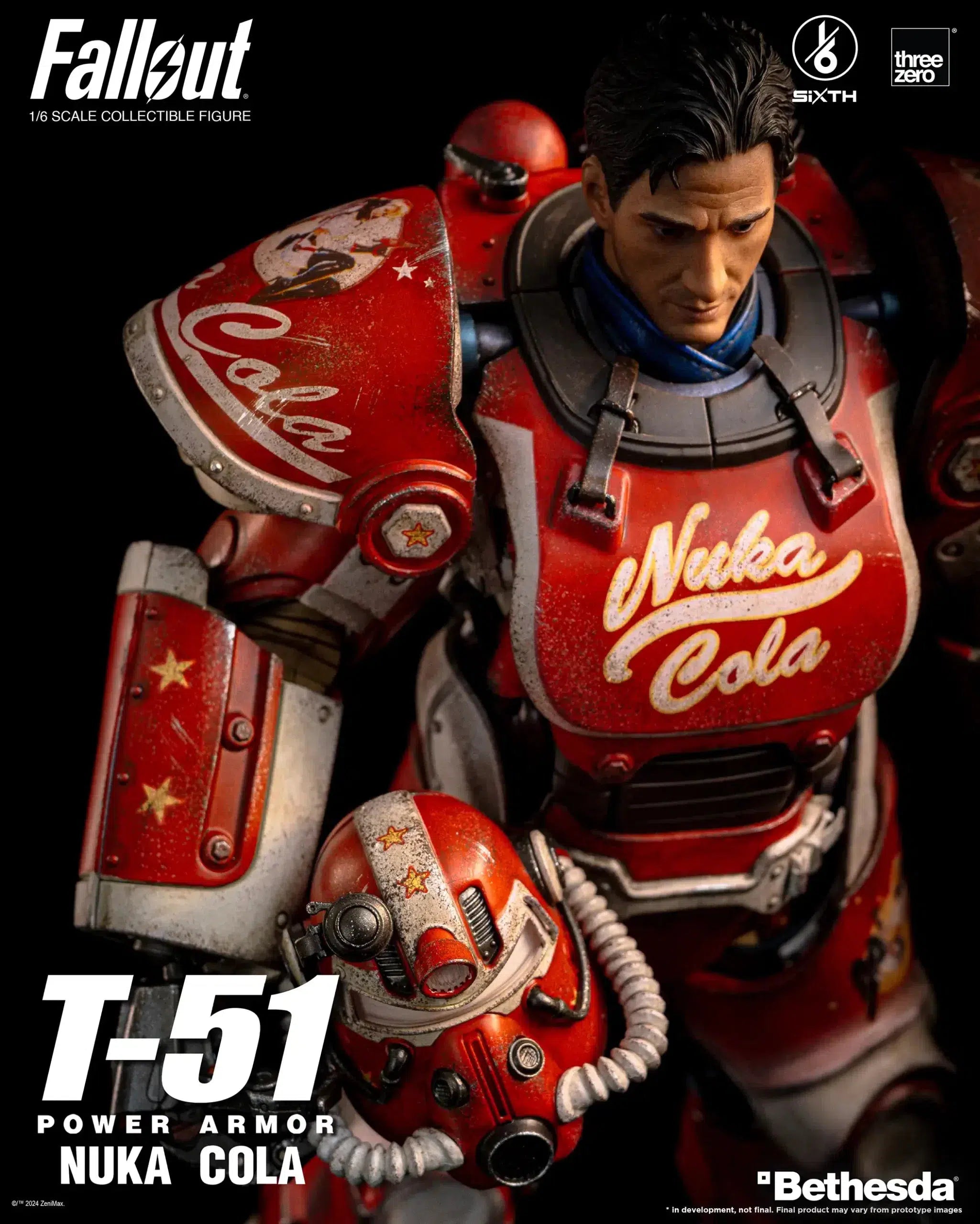 T-51: Nuka Cola Power Armor: Fallout: 1/6 Scale Figure: ThreeZero