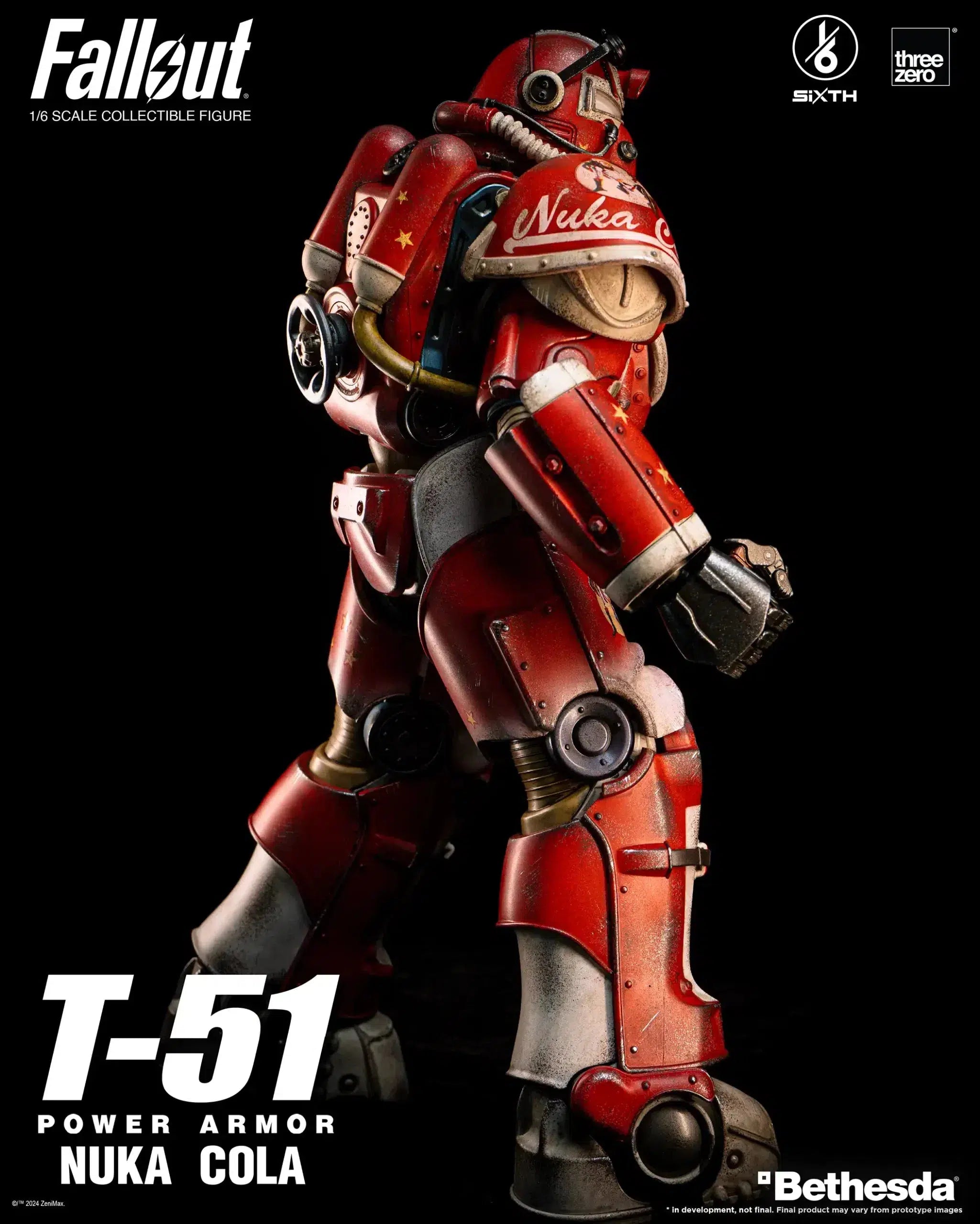 T-51: Nuka Cola Power Armor: Fallout: 1/6 Scale Figure: ThreeZero
