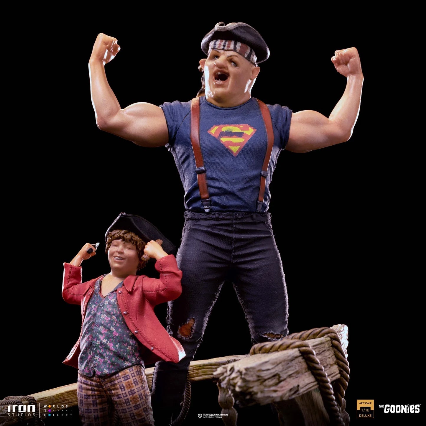 Sloth And Chunk: Deluxe: The Goonies: 1/10 Art Scale by Iron Studios – Statue, [scale], UK stockist Planet Action Figures