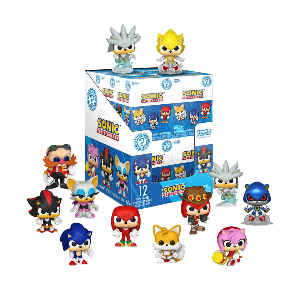 Sonic - The Hedgehog Mini Figures PDQ 5 cm Display 12 - Funko Blind Boxes