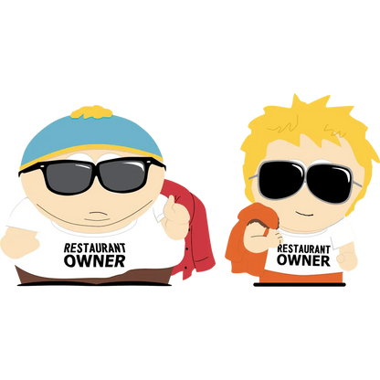 South Park: Restaurant Owners: Vinyl Figure - YouTooz Vinyl Figure