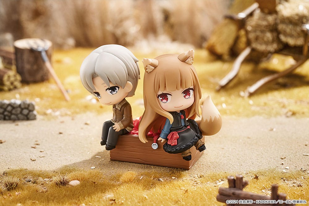 Spice and Wolf: Merchant Meets the Wise Wolf Mini Memory Mini Figure Lawrence & Holo 8 cm - Good Smile Company Mini Figures