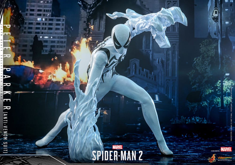 Spider-Man 2: Peter Parker (Anti-Venom Suit): 1/6 - Hot Toys Action Figures