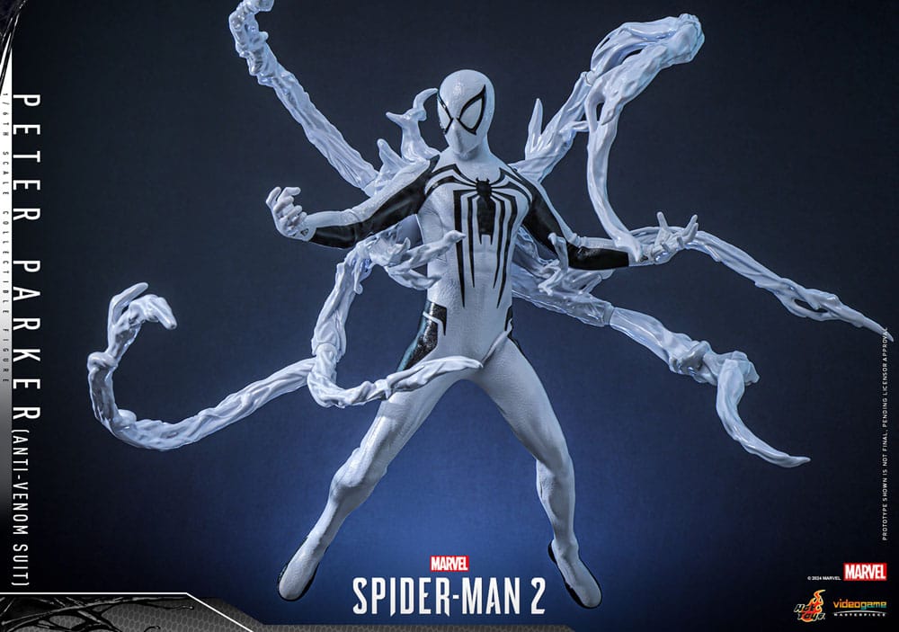 Spider-Man 2: Peter Parker (Anti-Venom Suit): 1/6 - Hot Toys Action Figures