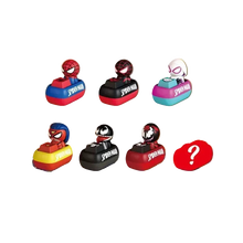 Spider Man Mini Egg Attack Blind Box Figures keycaps 5 cm Assortment Box Qty 6 - Beast Kingdom Toys Mini-figures, Blind Boxes