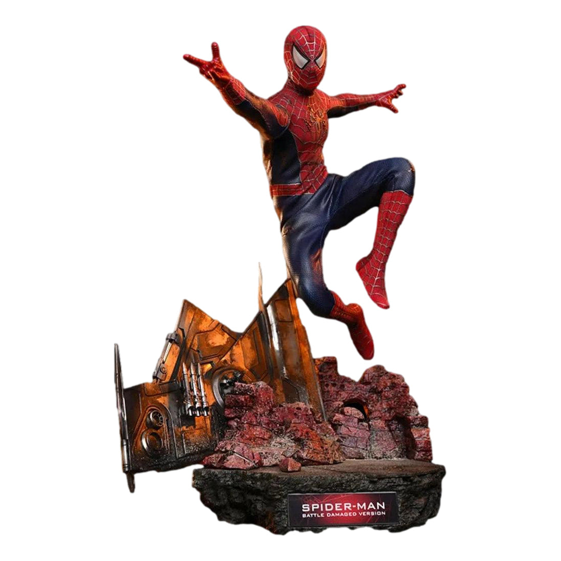 Spider-Man Movie Masterpiece Action Figure 1/6 Spider-Man (Battle Damaged Version) 30 cm - Hot Toys Action Figures