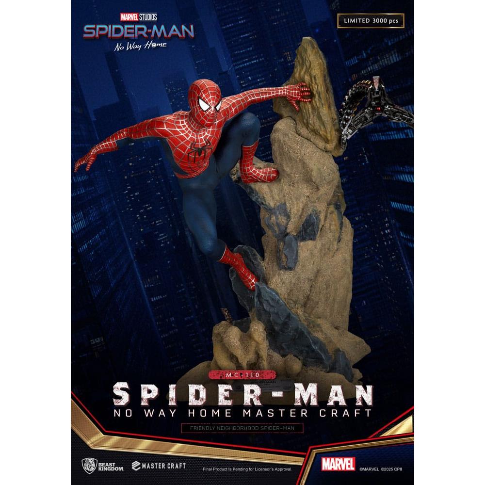 Spider-Man: No Way Home Master Craft Statue Friendly Neighborhood Spider-Man 36 cm - Beast Kingdom Toys Statues