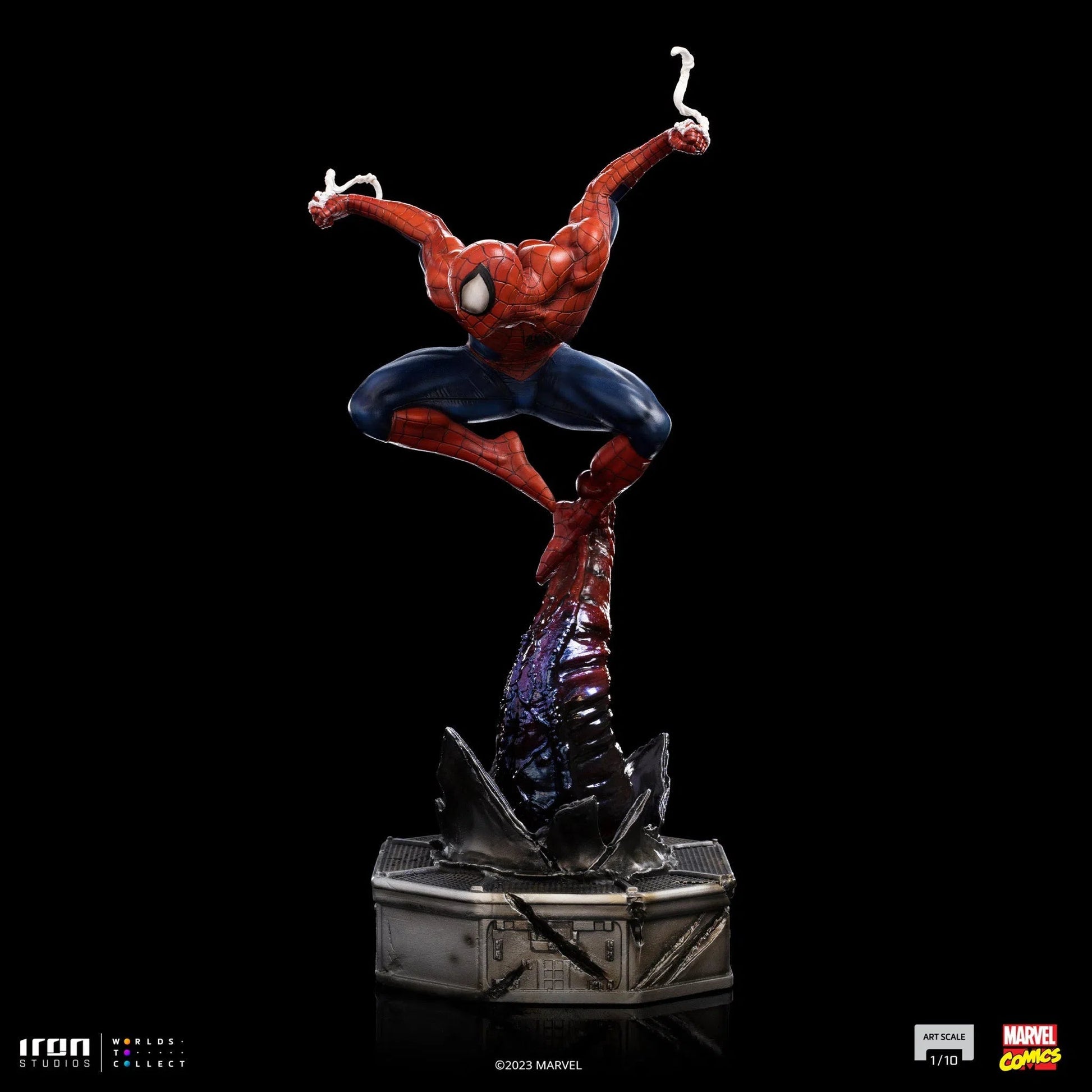 Spider-Man: Spider-Man Vs Villains: 1/10 Scale Statue by Iron Studios – Statue, [scale], UK stockist Planet Action Figures