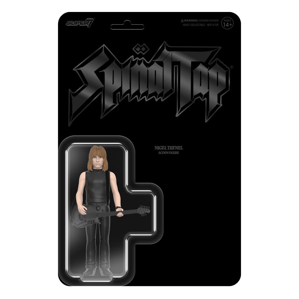 Spinal Tap ReAction Action Figure Wave 02 Nigel Tufnel (None More Black) - Super7 Action Figures