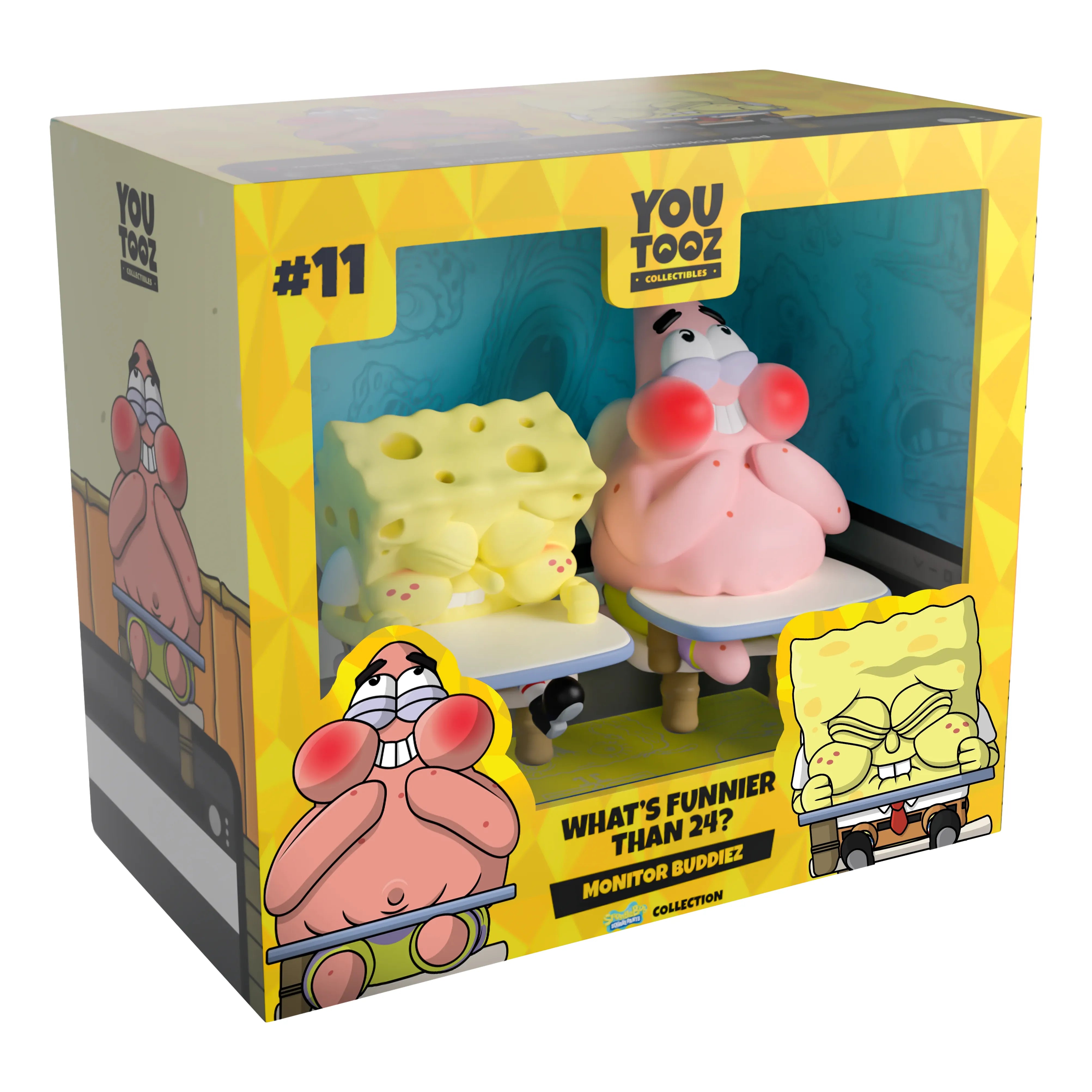 SpongeBob SquarePants: What's Funnier than 24: Monitor Buddiez: Vinyl Figures: YouTooz YouTooz