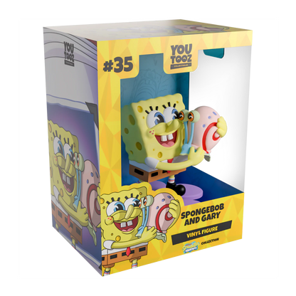 Spongebob Squarepants: Spongebob and Gary: Vinyl Figure - YouTooz Vinyl Figure