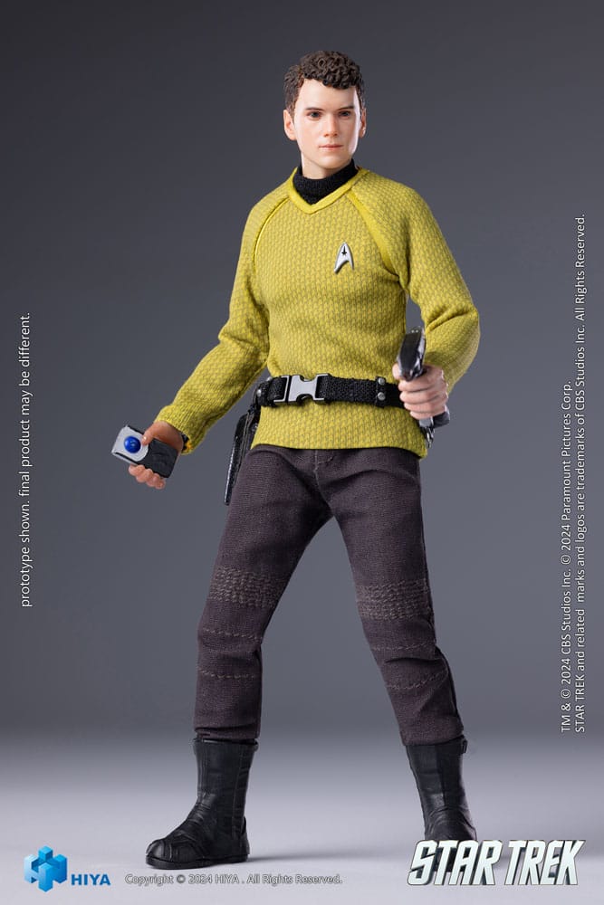 Star Trek (2009): Chekov: Exquisite Super Series: 1/12 Action Figure - Hiya Toys Action Figures