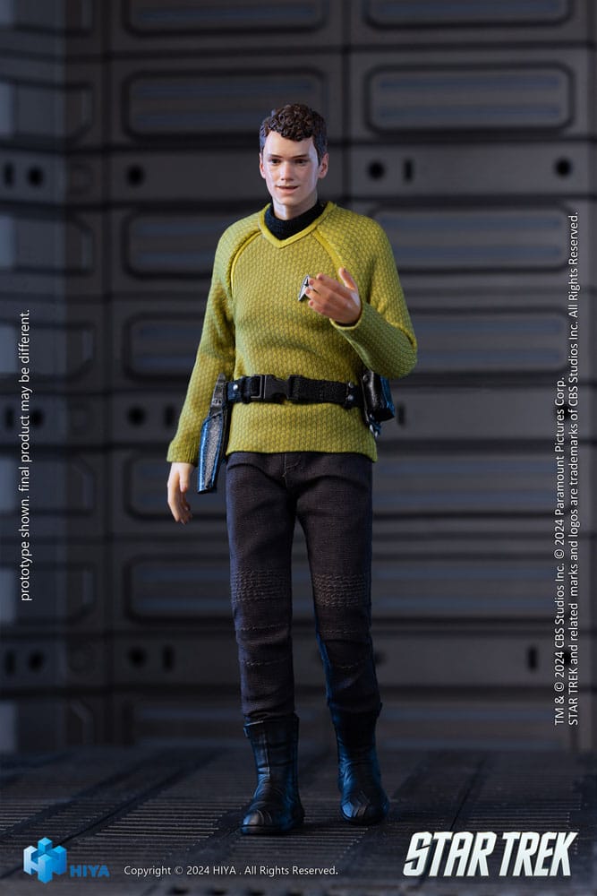 Star Trek (2009): Chekov: Exquisite Super Series: 1/12 Action Figure - Hiya Toys Action Figures
