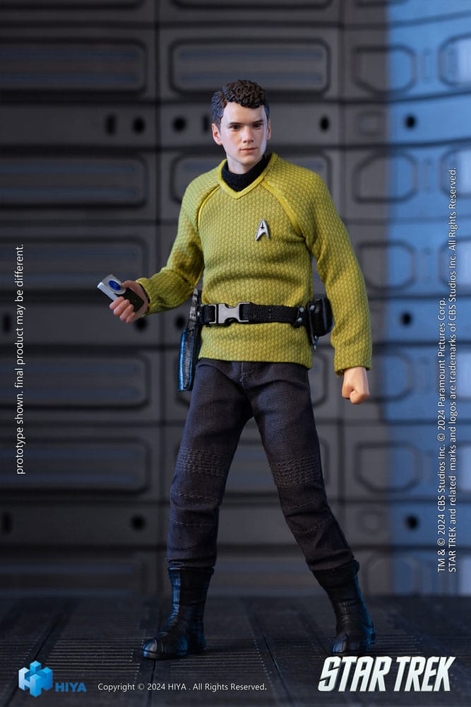 Star Trek (2009): Chekov: Exquisite Super Series: 1/12 Action Figure - Hiya Toys Action Figures