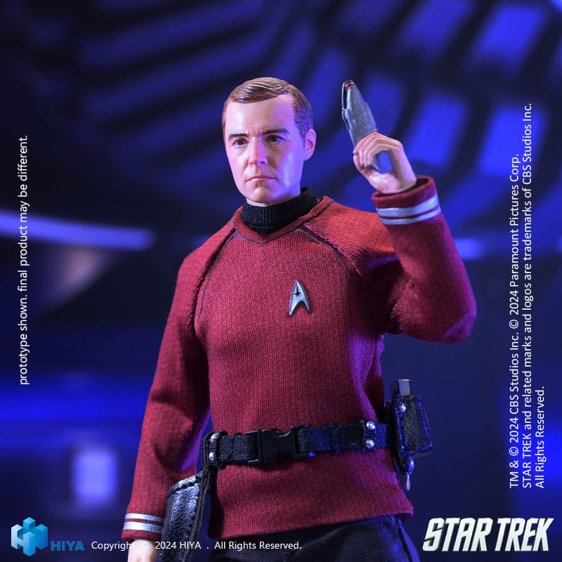Star Trek (2009): Scotty: Exquisite Super Series: 1/12 Action Figure - Hiya Toys Action Figures