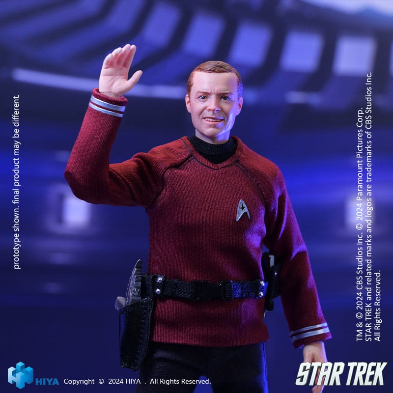 Star Trek (2009): Scotty: Exquisite Super Series: 1/12 Action Figure - Hiya Toys Action Figures