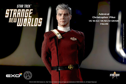 Star Trek: Strange New Worlds: Admiral Christopher Pike: 1/6 Scale Figure - EXO-6 Action Figure