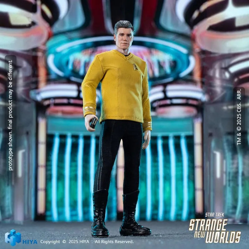 Star Trek: Strange New Worlds: Christopher Pike: Exquisite Super Series: Action Figure by Hiya Toys – Action Figure, [scale], UK stockist Planet Action Figures