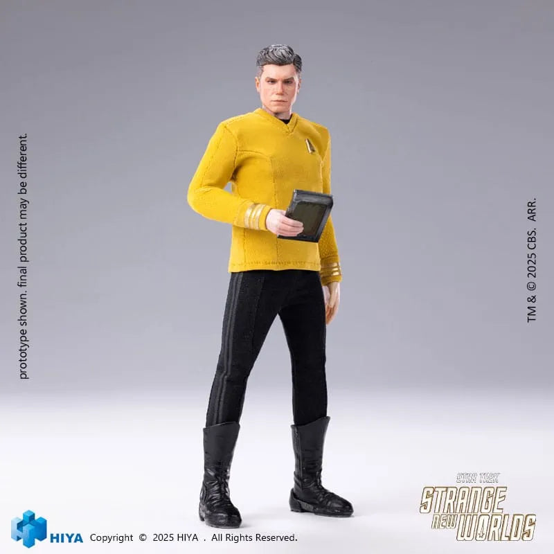 Star Trek: Strange New Worlds: Christopher Pike: Exquisite Super Series: Action Figure by Hiya Toys – Action Figure, [scale], UK stockist Planet Action Figures