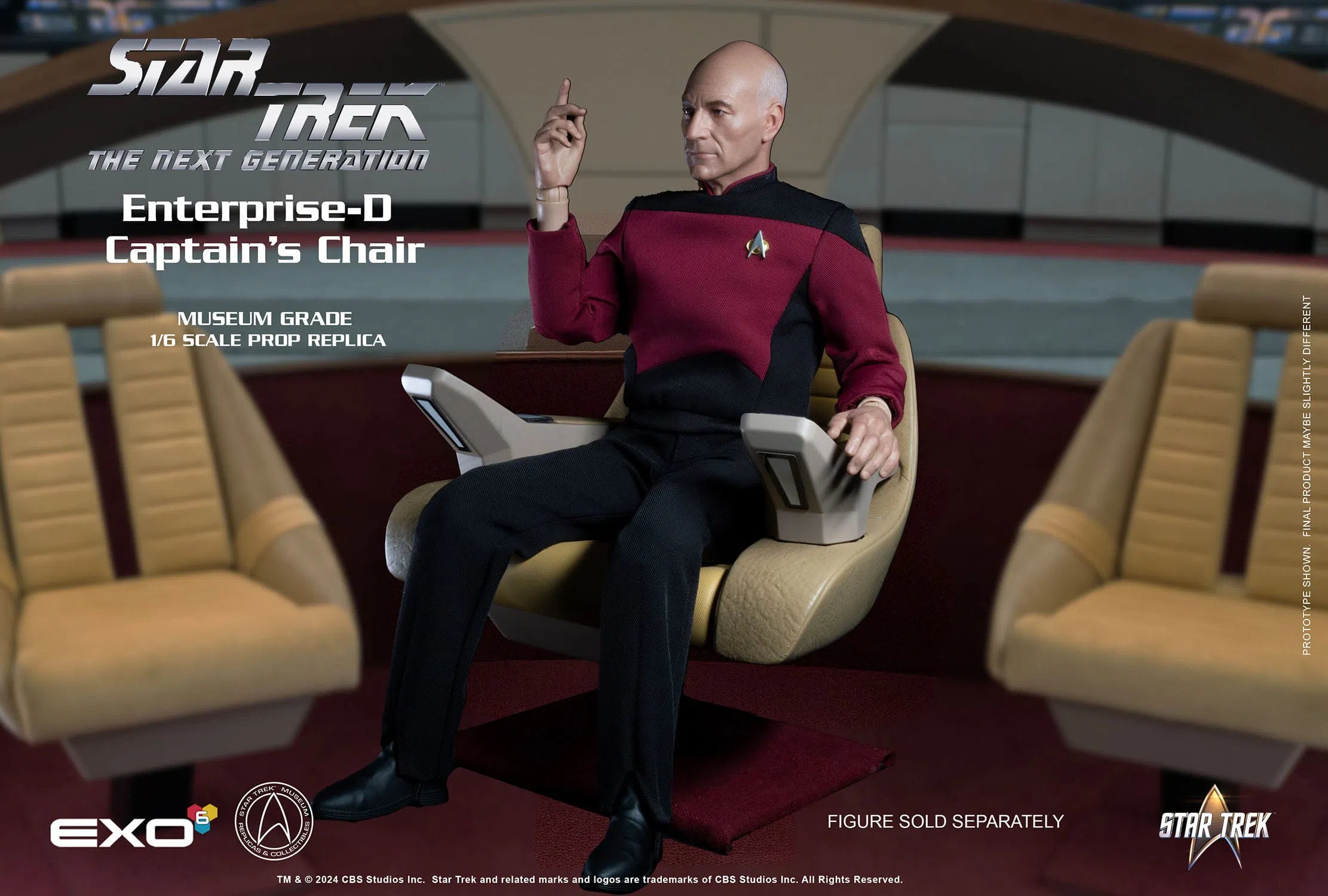 Star Trek: The Next Generation: Captains Chair: Sixth Scale EXO-6
